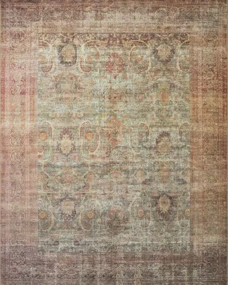 Georgie GER-03 Jade/Sunset Area Rug