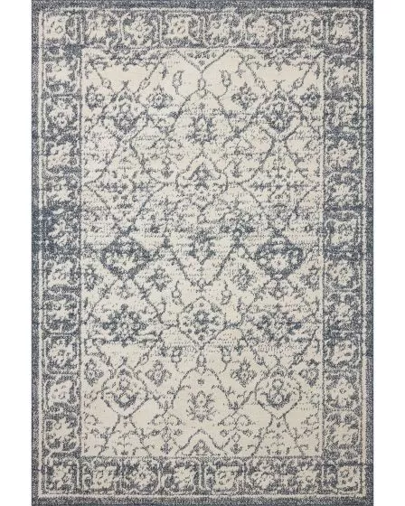 Gigi GIG-02 Ivory/Blue Area Rug