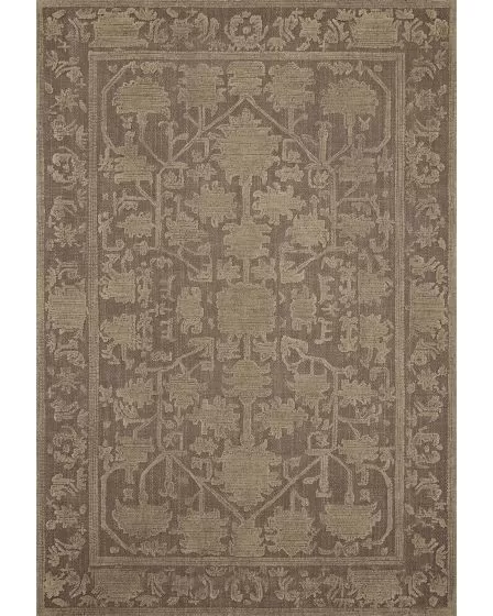Gloria GLO-01 Bark/Khaki Area Rug