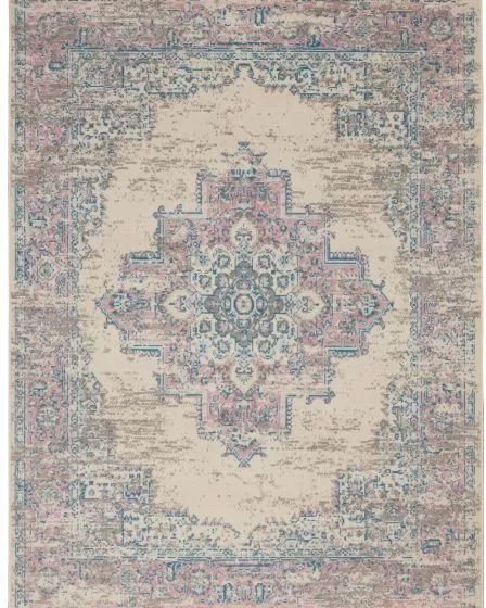 Grafix GRF14 Ivory/Pink Area Rug