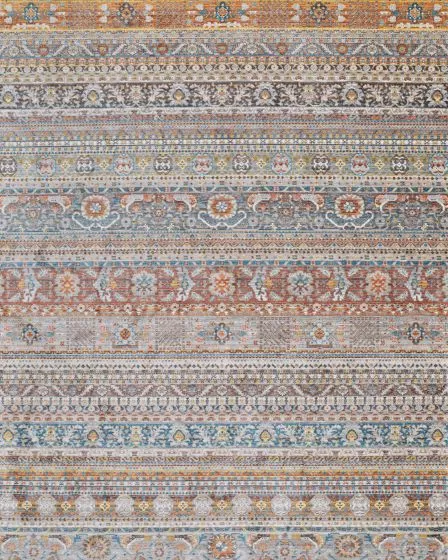 Halli Bokhara Stone Brick Area Rug