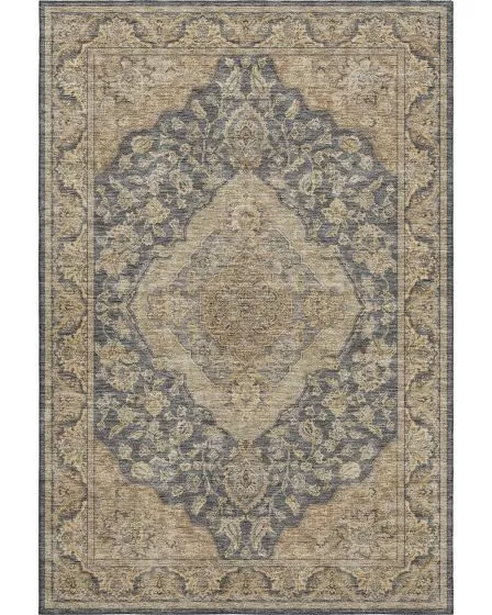 Hatay HY3 Charcoal Area Rug
