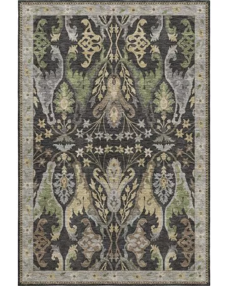 Hatay HY6 Black Area Rug