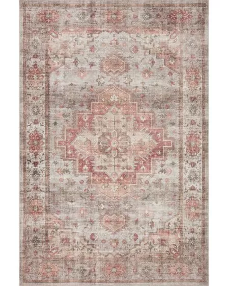 Heidi HEI-02 Dove/Spice 8'6"x11'6" Area Rug