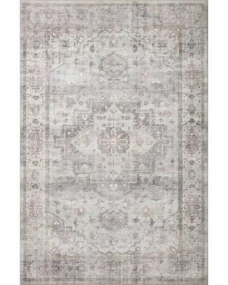 Heidi HEI-02 Dove/Blush Area Rug