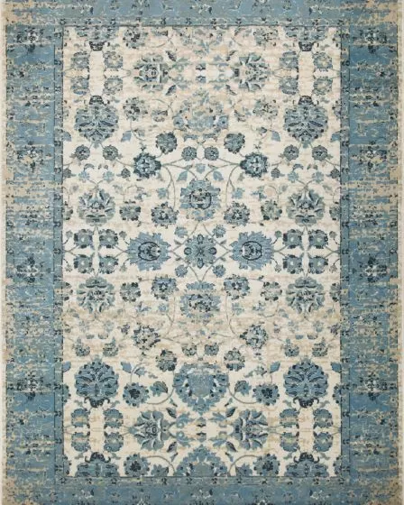 Heritage 9367 Ivory/Blue Elegance Area Rug