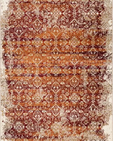 Heritage 9373 Ivory/Rust Anna Area Rug