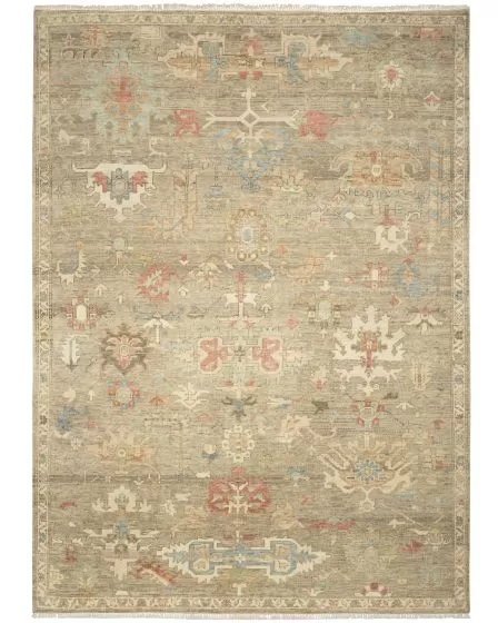 Heritage Vine HTV04 Charcoal Area Rug