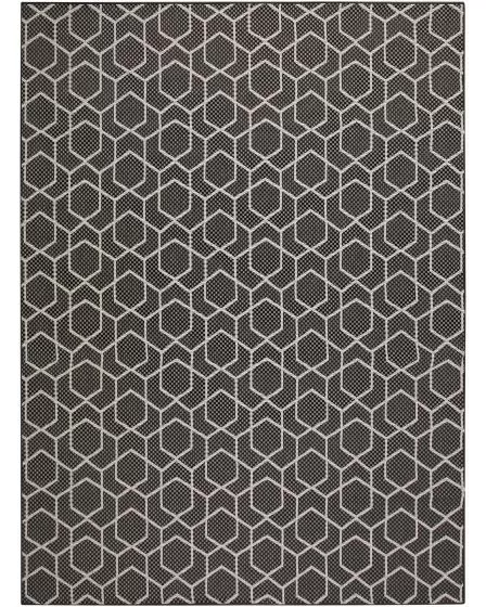 Horizon Indoor/Outdoor HOZ01 Black 2'x3' Area Rug