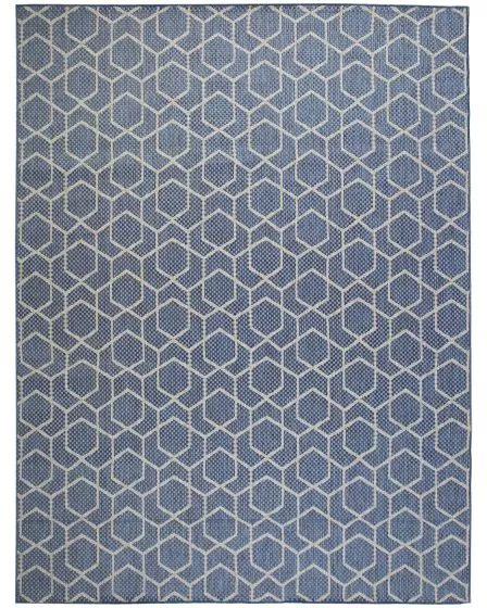 Horizon Indoor/Outdoor HOZ01 Denim 10'x14' Area Rug