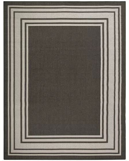 Horizon Indoor/Outdoor HOZ03 Black 10'x14' Area Rug