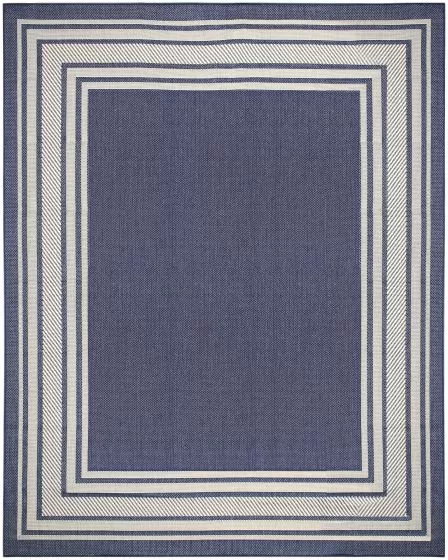 Horizon Indoor/Outdoor HOZ03 Navy 10'x14' Area Rug
