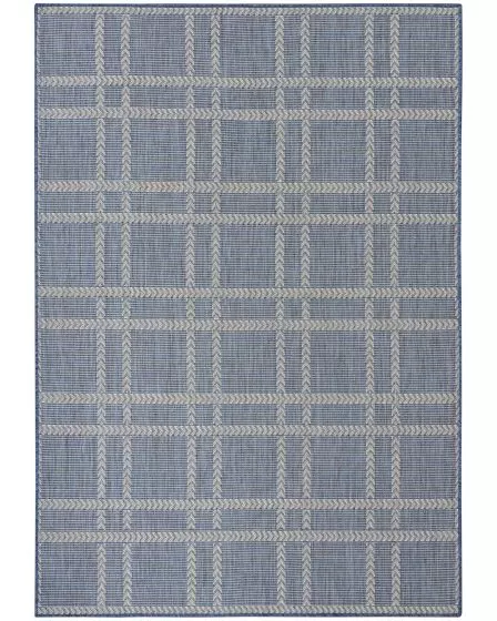 Horizon Indoor/Outdoor HOZ04 Navy 4'x6' Area Rug