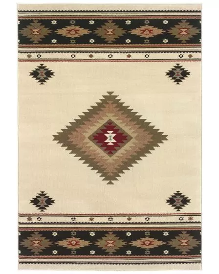 Hudson 87i Beige/Green Area Rug