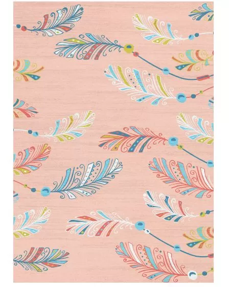 Imagination IMA12 Pink Multicolor Area Rug
