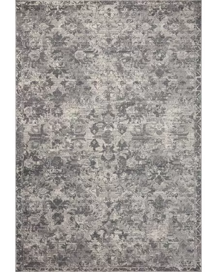 Indra INA-04 Charcoal/Silver Area Rug
