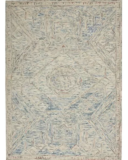 Interlock ITL02 Blue/Multi Area Rug