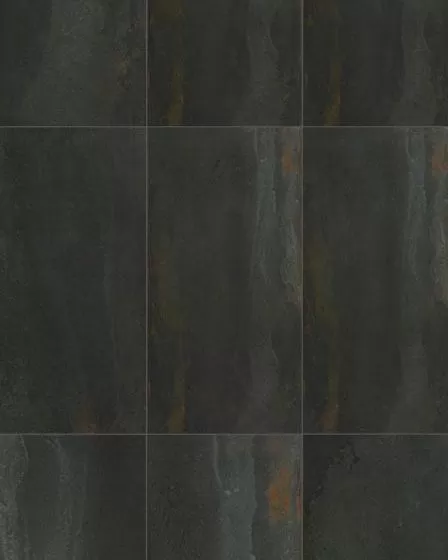 Iron Ridge Nero Metallic Porcelain Tile