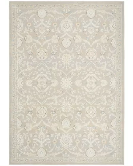 Isla ISL01 Light Grey 5'3"x7' Area Rug