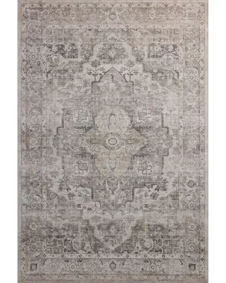 Josie JOS-03 Silver/Natural Area Rug