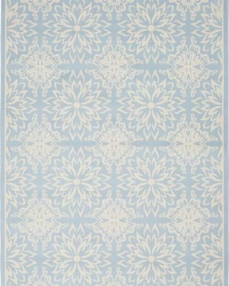 Jubilant JUB06 Ivory/Light Blue Area Rug
