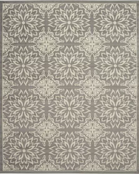 Jubilant JUB06 Ivory Grey Area Rug