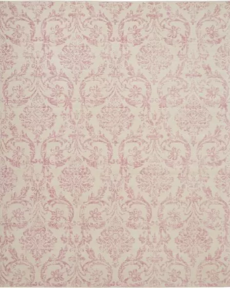 Jubilant JUB09 Ivory/Pink Area Rug
