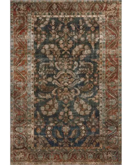 Jules JUL-10 Ocean/Spice Area Rug