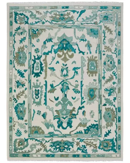 Karina 69G7F Green/Ivory 12'x15' Area Rug