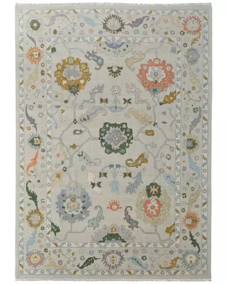 Karina 69GBF Ivory/Gold/Green Rug