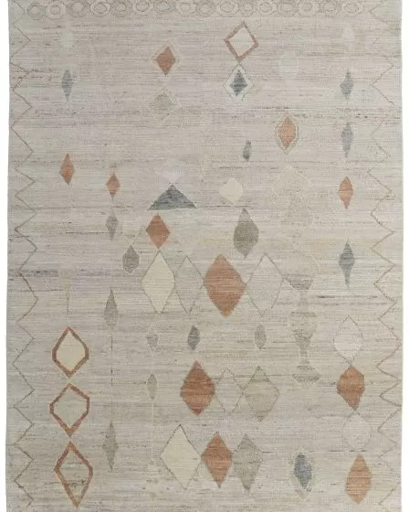 Kasbah 69G1F Tan/Orange/Gray Rug