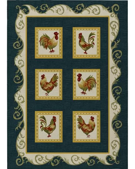 Kendall KE4 Black Area Rug