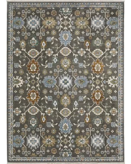Keira KEI01 Grey/Multi Area Rug