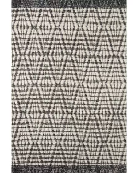 Kenzie KNZ-01 Ivory/Charcoal Area Rug