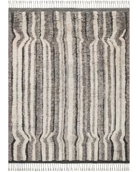 Khalid KF-03 Stone/Charcoal Area Rug