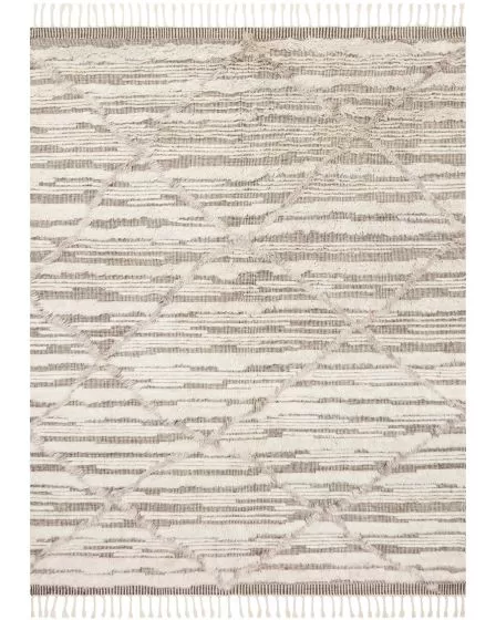 Khalid KF-07 Ivory/Taupe Area Rug