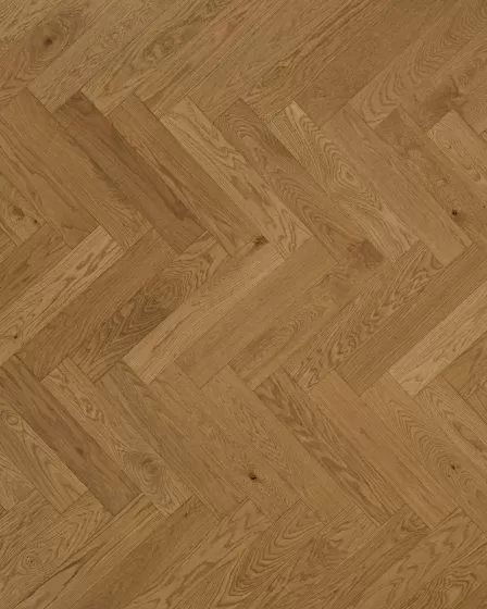 The Gault Estate Herringbone Woven Wicker Oak Hardwood