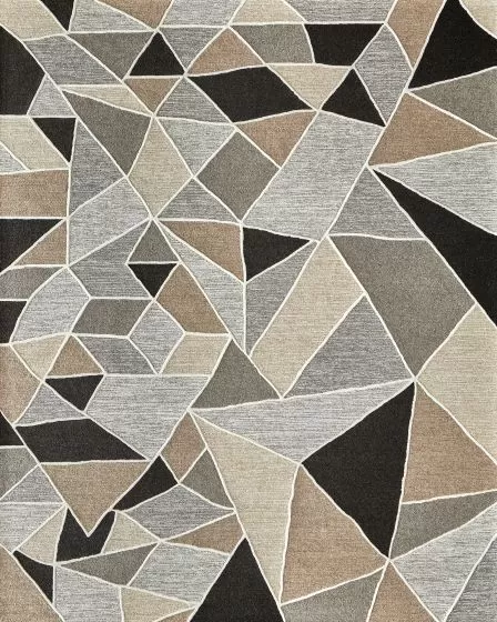 Kimball 8A33F Gray/Black/Brown 10'x14' Area Rug