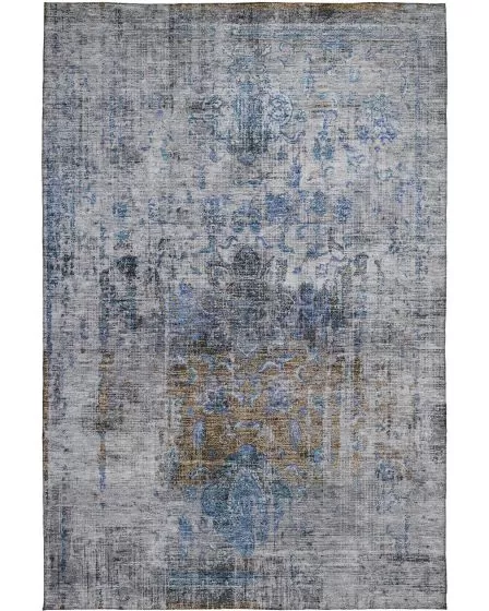Karaj KJ2 Blue 10'x14' Area Rug