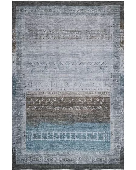 Karaj KJ7 Blue 10'x14' Area Rug