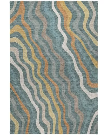 Kenner KN4 Teal Area Rug