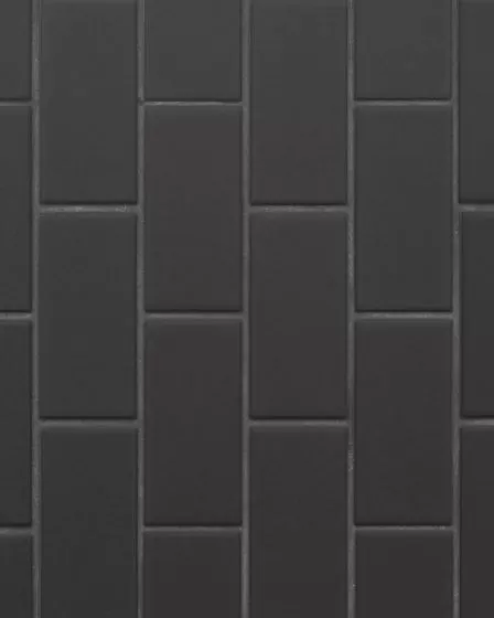 Le Cafe Black Matte Porcelain 2"x4" Tile