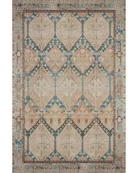 Lenna LEA-05 Denim/Sand Area Rug