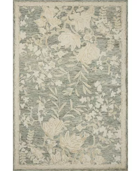 Lenore LNO-02 Lagoon/Wheat 2'3"x3'9" Area Rug