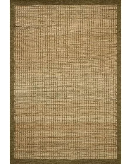Lilah LIH-01 Natural/Olive 2'3"x3'9" Area Rug
