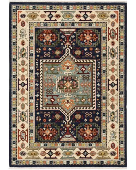 Lilihan 41h Blue/Ivory Area Rug