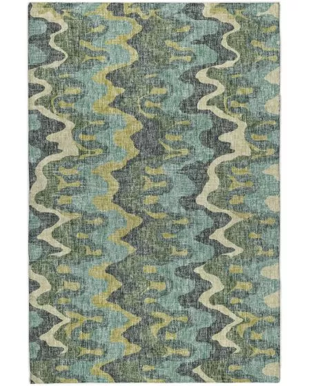 Lorenzo LN6 Teal 10'x14' Area Rug