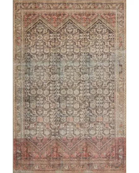 Loren LQ-17 Charcoal/Multi Area Rug
