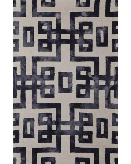 Lorrain 8568F Ivory/Black Area Rug