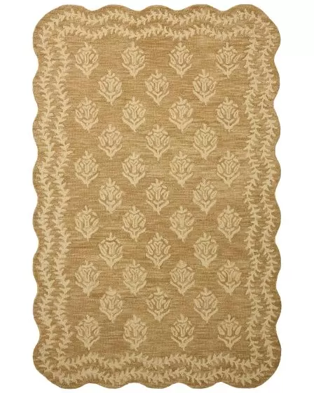 Lisette LST-01 Wheat/Ivory Area Rug